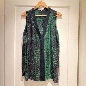 Robert Rodriguez 100% Silk Snake print Tunic